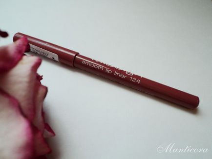 Ruj de buzunar lipslyn liner buze liner # 124 heather comentarii