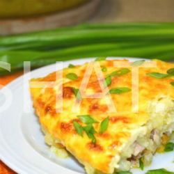 Csőben sült burgonya gombával (burgonya gratin csirkével és gombával recept) Csőben sült burgonya gombával