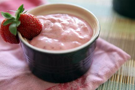 Epres mousse recept egy fotó