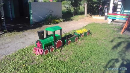 Plăci de flori pentru decorațiuni sau locomotive cu aburi în grădiniță!