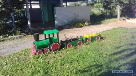 Plăci de flori pentru decorațiuni sau locomotive cu aburi în grădiniță!