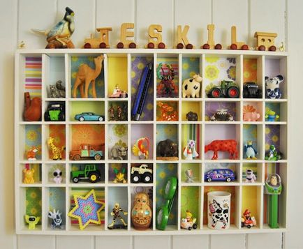 Kokokokids displaying kids art and storage ideas