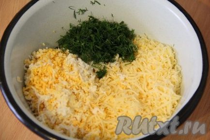Cuișoare umplute cu brânză și ouă - rețetă cu o fotografie