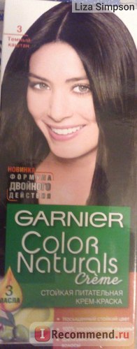 hajfesték Garnier color naturals mély táplálékot, gazdag szín - „hajfesték