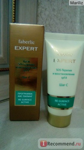 Cream Faberlic sos-terápia és helyreállítás - «★★★ helyreállítani a bőr hámozás után,