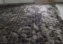 Fixarea placajului pe podea din beton