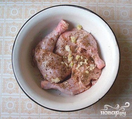 Курячі стегенця в сливовому маринаді - покроковий рецепт з фото на