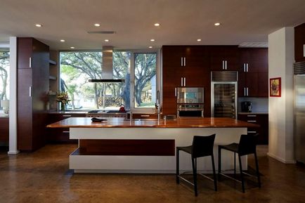 Bucătăria visurilor tale într-o casă privată are stiluri, aspect, mobilier