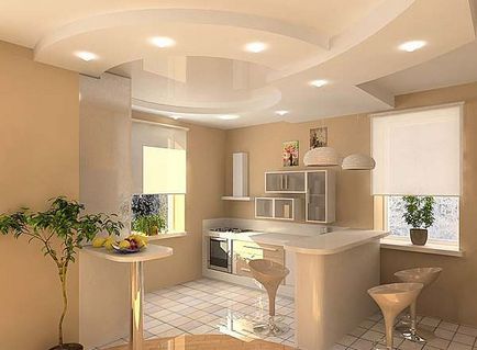 Bucătăria visurilor tale într-o casă privată are stiluri, aspect, mobilier