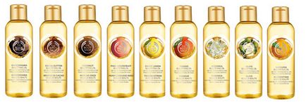 Марка the body shop випустила сухе масло для особи, волосся і тіла