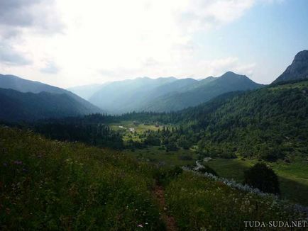 Traseu - treizeci - prin munți (piscină) până la Marea Neagră