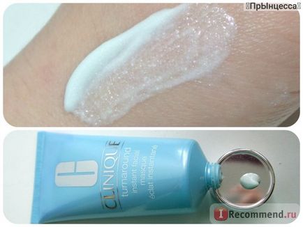 Маска для обличчя clinique оновлююча маска для обличчя turnaround instant facial - «- люксовий - догляд