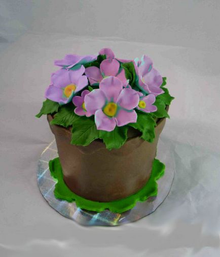 Gheață de tort de primă clasă cu flori