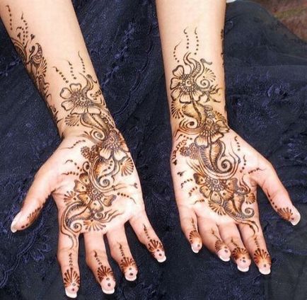 Mehendi (Mendi), șabloanele de henna stencilă șabloane mehendi