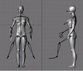 Моделювання та анімація моделі людини за допомогою плагіна makehuman