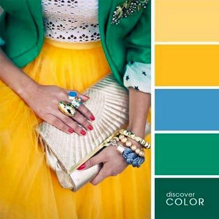 Modă combinație de culori în haine cele mai bune opțiuni pentru vara anului 2017