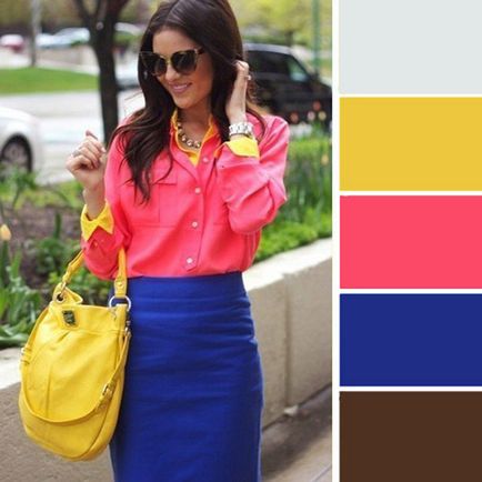 Modă combinație de culori în haine cele mai bune opțiuni pentru vara anului 2017
