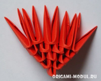 Modulare diagramă origami fluture de asamblare