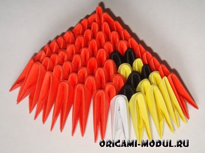 Modulare diagramă origami fluture de asamblare