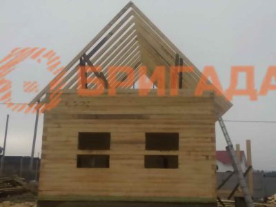 Regiunea Mozhaysky - construcția de case din lemn dintr-un fascicul turnat la cheie, Moscova