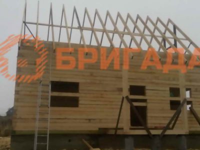 Regiunea Mozhaysky - construcția de case din lemn dintr-un fascicul turnat la cheie, Moscova