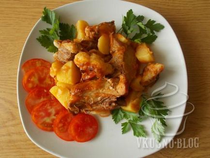 Marhapörkölt karfiol - recept fotókkal