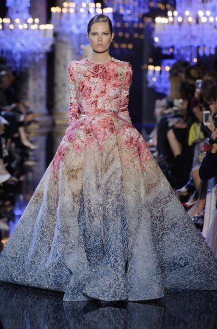 Elegant rochii de colecție elie saab chic de la faimoasa fotografie designer