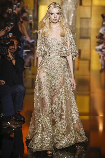 Elegant rochii de colecție elie saab chic de la faimoasa fotografie designer