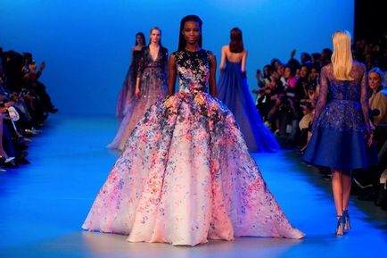 Elegant rochii de colecție elie saab chic de la faimoasa fotografie designer