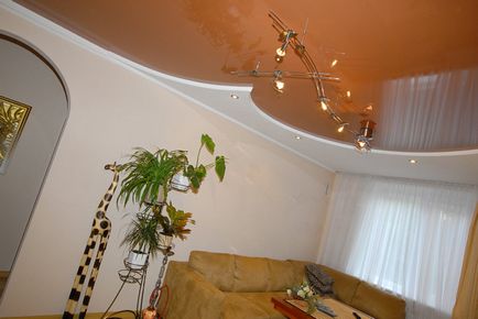 Stretch tavan și pictura de pereți opțiuni de proiectare, Mos siling - instalarea plafoanelor stretch în