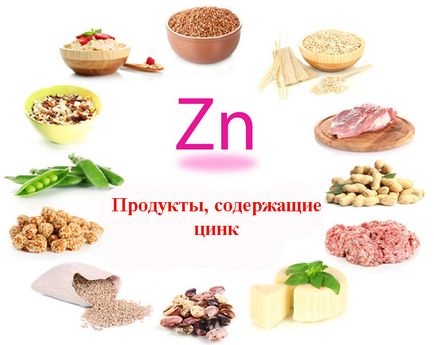 Lipsa zincului în corpul unei simptome de femeie