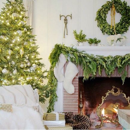 Karácsonyi dekoráció ház 2017 fotó ötletek