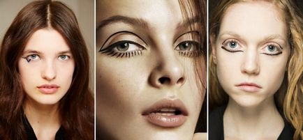 Újév make-up 2017-ben, mint egy alkotó szem és az ajkak