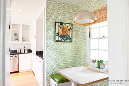 Wallpaper belsejében a konyhában, eredeti ötleteket belsőépítészeti