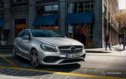 Felülvizsgálata és tesztvezetés Mercedes-Benz A-osztály után restyling (Mercedes-Benz) Felülvizsgálata és tesztvezetés Mercedes-Benz A-osztály után restyling