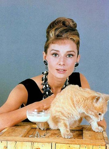 Audrey Hepburn și animale (40 fotografii)