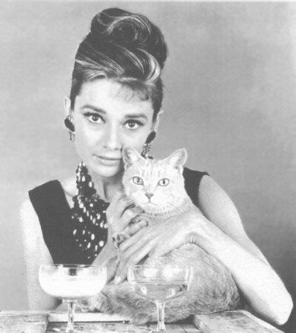 Audrey Hepburn și animale (40 fotografii)