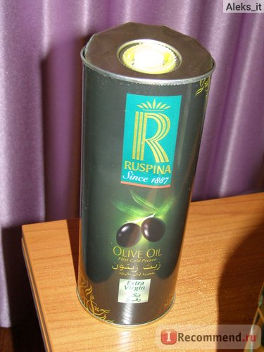 Оливкова олія ruspina olive oil extra virgin - «чи варто везти з Тунісу оливкова олія в