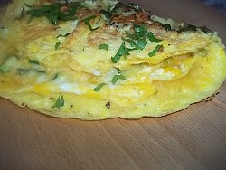 Omelet cu pâine într-o tigaie (rețetă cu fotografie)