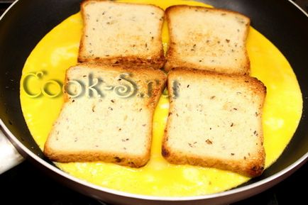 Омлет з хлібом - покроковий рецепт з фото, різний