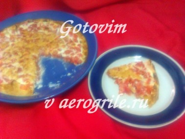 Omelet în aerogrill, rețetă cu fotografie