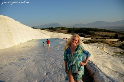 Se odihnește în Pamukkale, călătorește cu izvorul