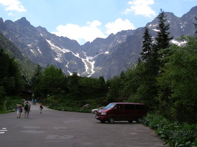 Drumeții în apropiere de Zakopane