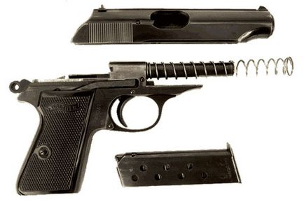 German Walther Pistol, proprietăți tehnice și diagrame de dispozitive