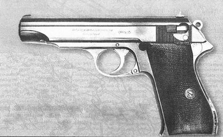 Germană Walther Pistol, proprietăți tehnice și diagramă a dispozitivelor