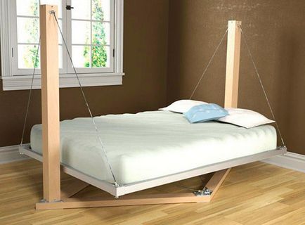 Підвісна ліжко-гойдалка для дачі