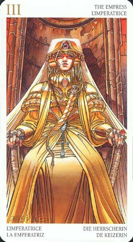 Teljes értékű lasszó Empress (háziasszonyok) tarot kártyák