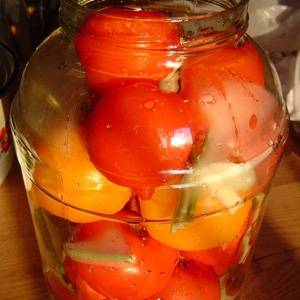 Tomate cu muștar pentru iarnă - rețetă pas cu pas cu fotografie