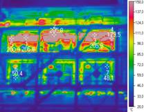 Practica de aplicare a diagnosticării termice a imaginilor pentru echipamentele termoelectrice în timpul procesului