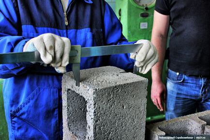 Limita de rezistență pentru blocurile din lut expandat pentru pereți despărțitori și pentru ceramizăturile de ventilație